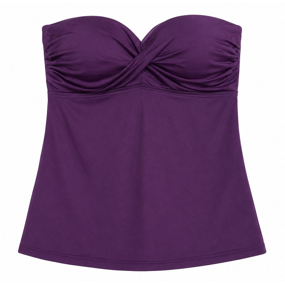 NWT Target Mossimo Plum Purple Tankini Top size xsmall